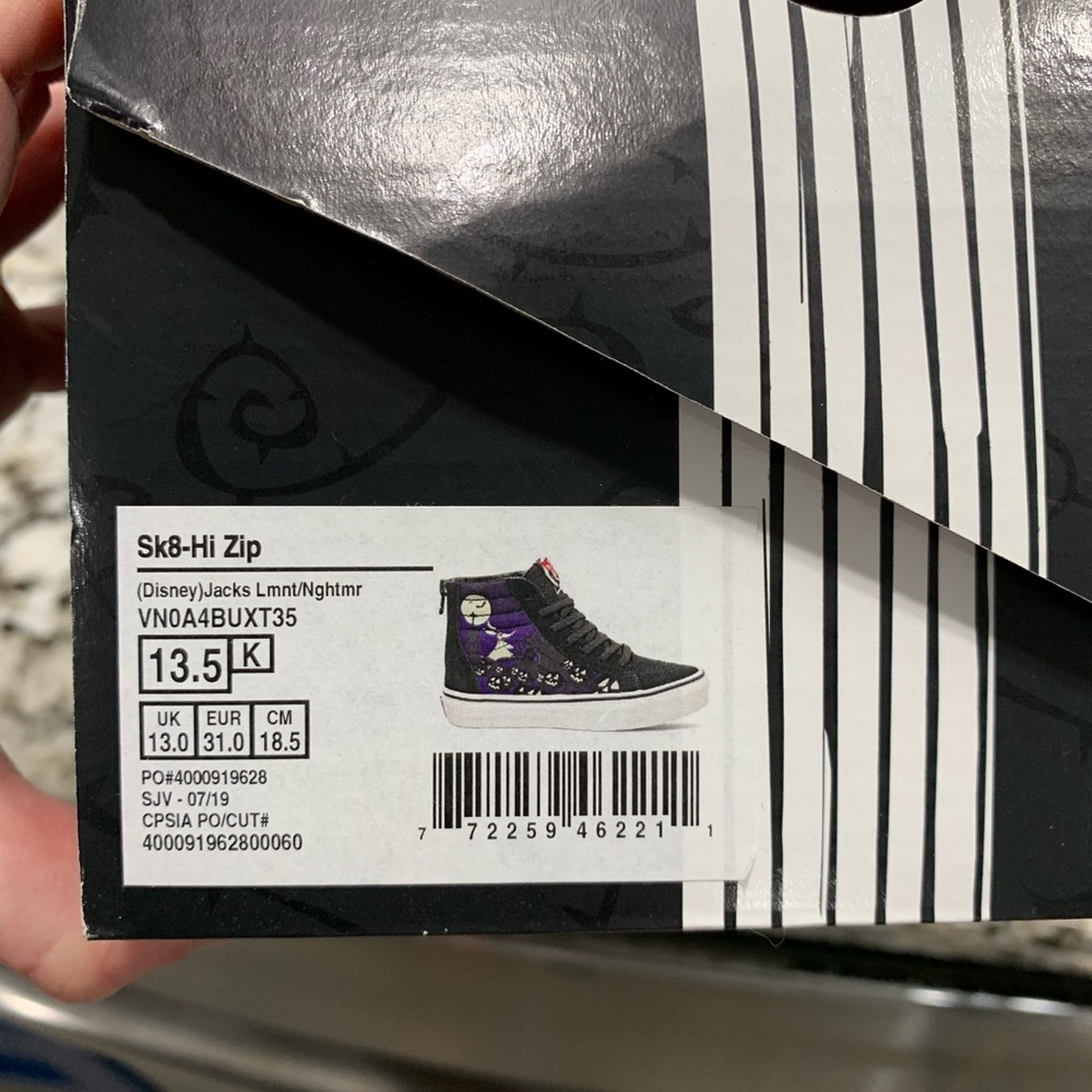 Vans nightmare before Christmas kids shoes